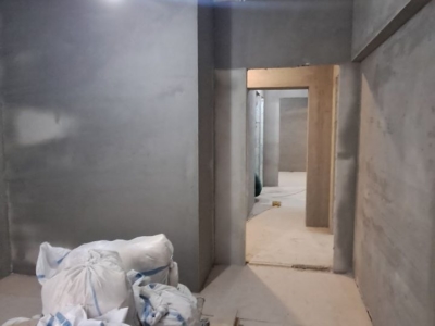 Штукатурка стен в квартире площадью 80 м²